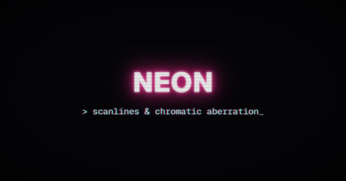 Neon CRT